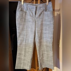 Express Design Studio Cropped Pants Womens size 0 Gray Wide Leg
